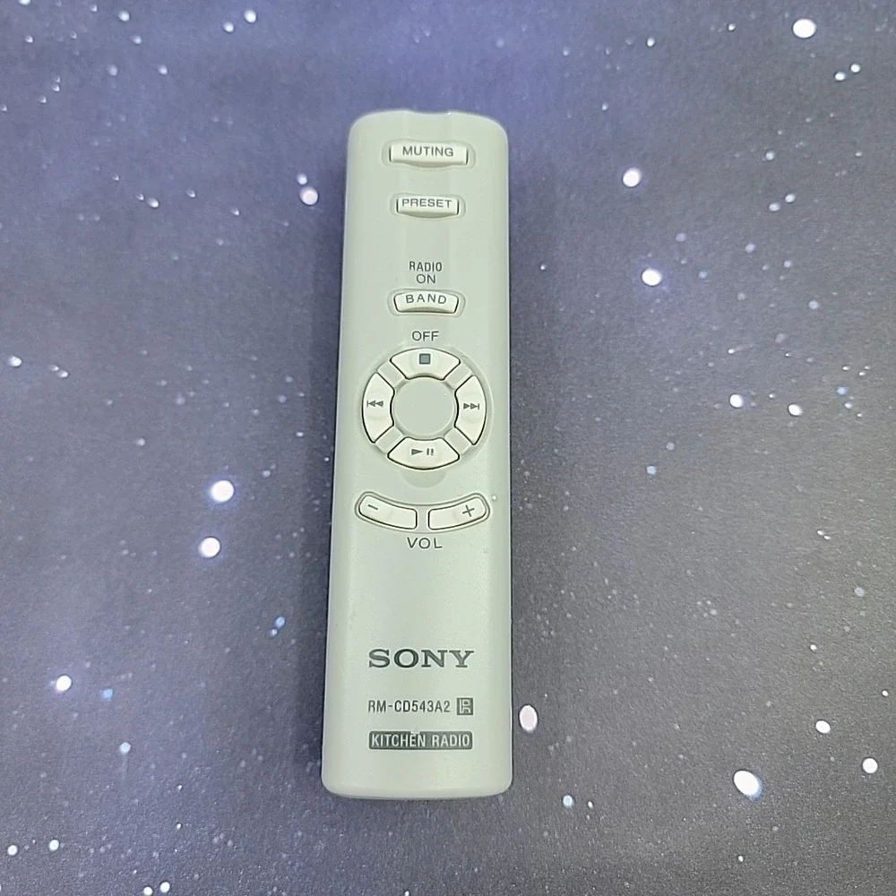 Sony RM-CD543A2 OEM Original Kitchen Radio Replacement Remote Control Tested